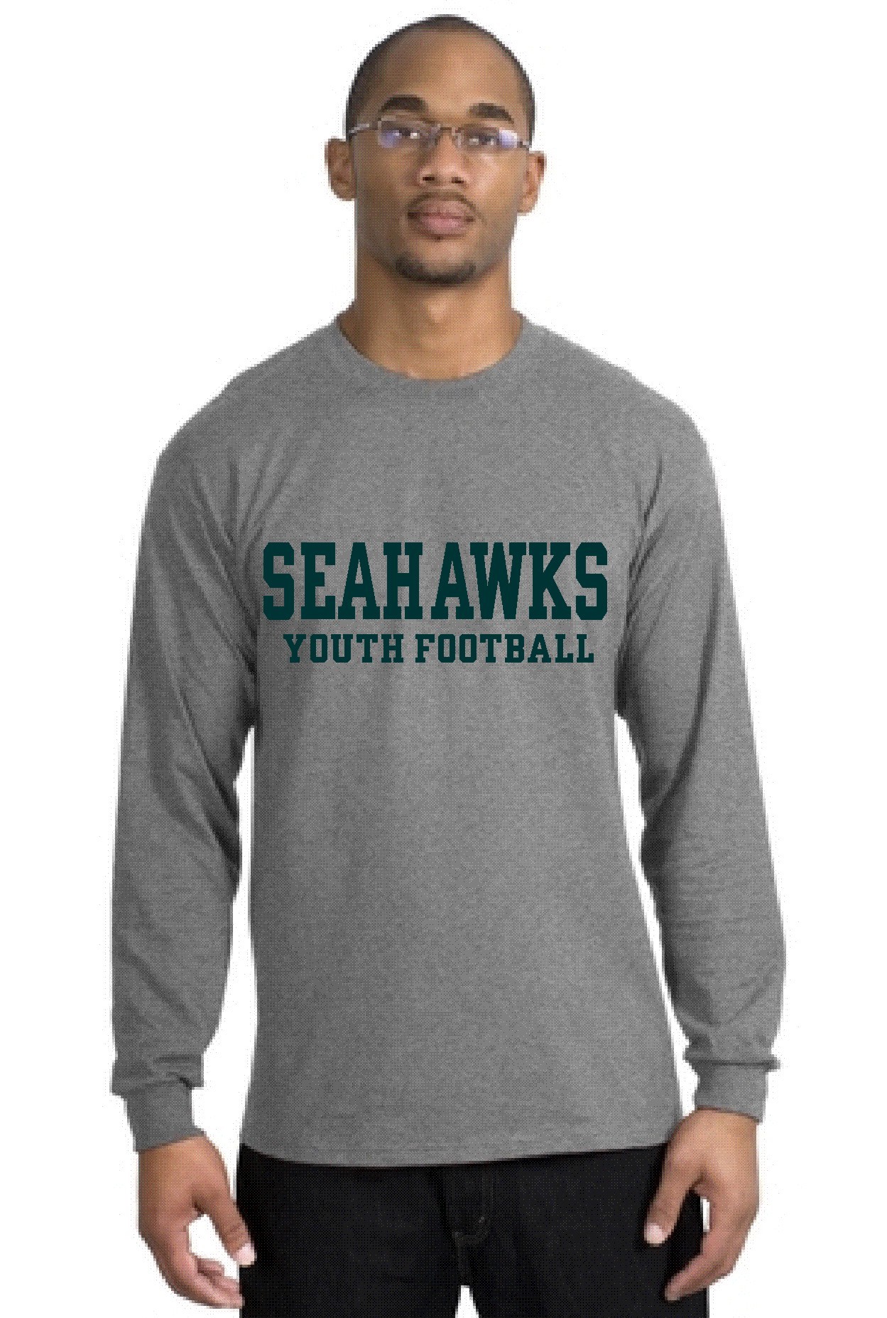 Wicking Knit Longsleeve T-Shirt-Seahawks
